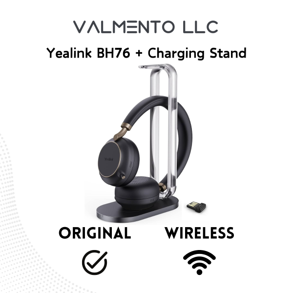 Yealink BH76 mit Ladehalterung Teams Headset